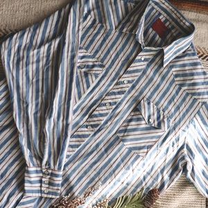 Vintage Rustler Pearl Snap Shirt